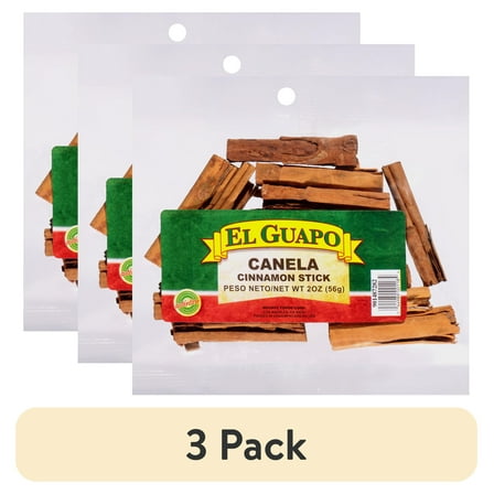 (3 pack) El Guapo Whole Cinnamon, 2 oz Bag