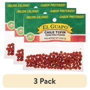 (3 pack) El Guapo Whole Tepin Chili Peppers, 0.25 oz Bag