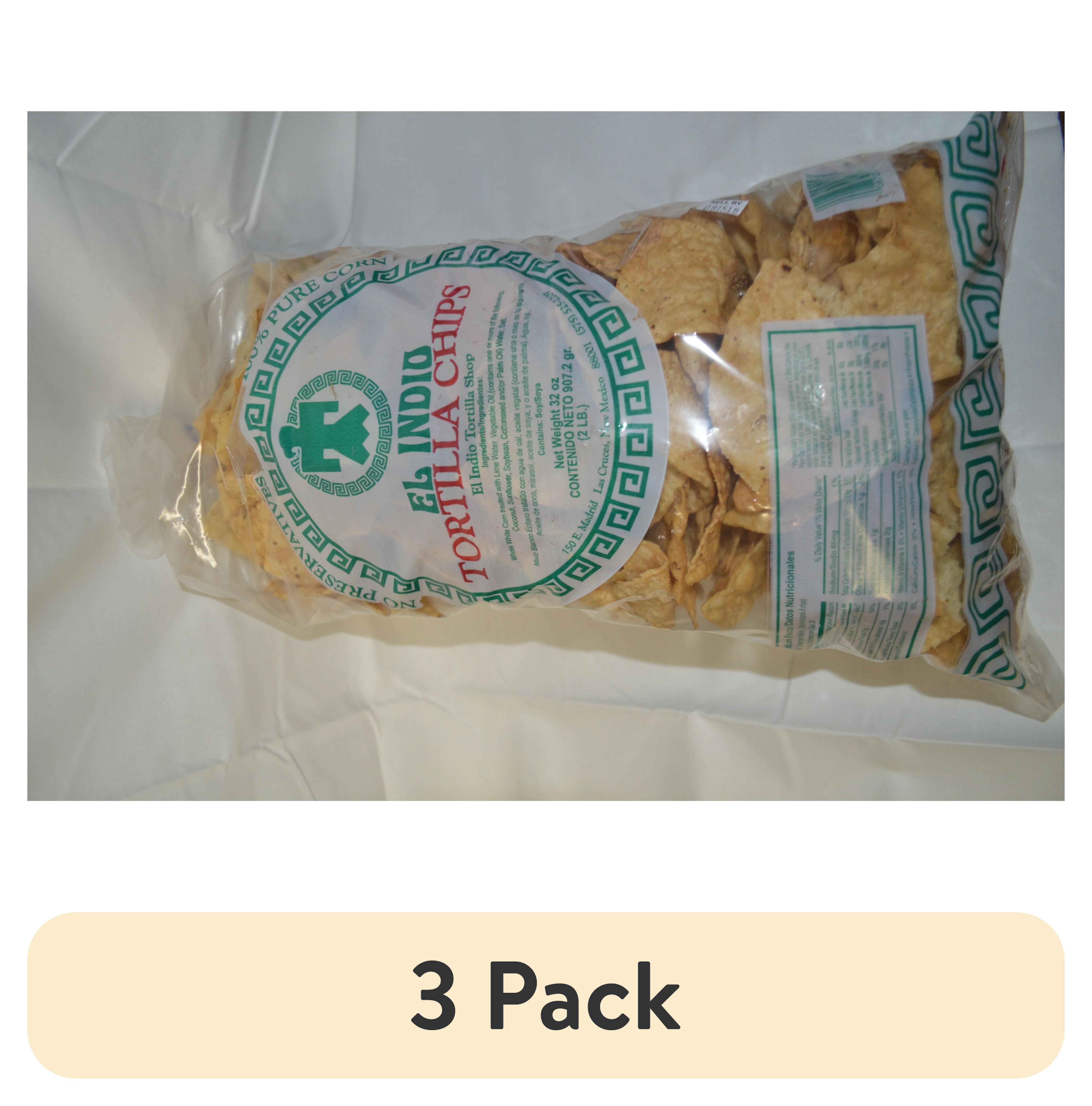 (3 pack) El Indio Tortilla Chips, 32 Oz.
