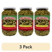 (3 pack) El Mexicano Nopalitos Naturales, Strips Natural Tender Cactus, 27 oz Jar