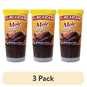 (3 pack) El Mexicano Red Mole, Mexican Condiment, 8.25 oz