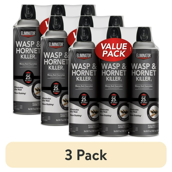 (9 pack) Eliminator Wasp and Hornet Killer Aerosol, 17 Ounces, 3 Pack