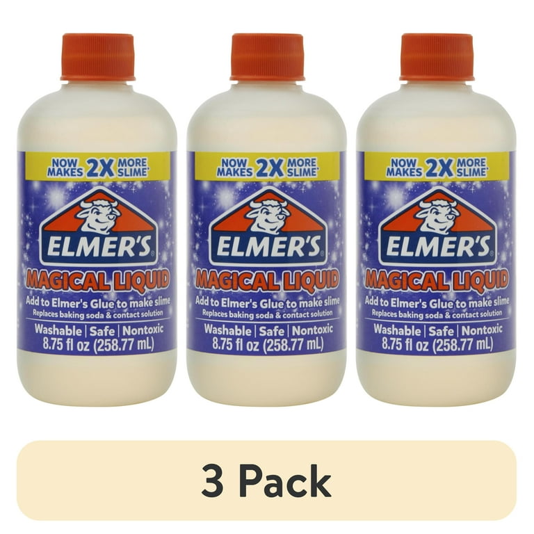3 pack) Elmer's Magical Liquid Slime Activator Solution, 8.75 oz, 1 Count -  Walmart.com