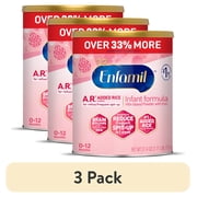 3 pack Enfamil A.R. Powder Baby Formula, Reduces Frequent Spit-Up, 27.4 oz  Can