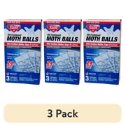 3 pack Enoz Old Fashioned Moth Balls - Naphthalene, 8oz, Clothes Moth Killer, 3-pack
