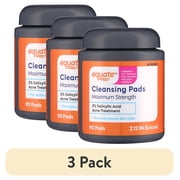 (3 pack) Equate Maximum Strength Cleansing Pads, 90 Count