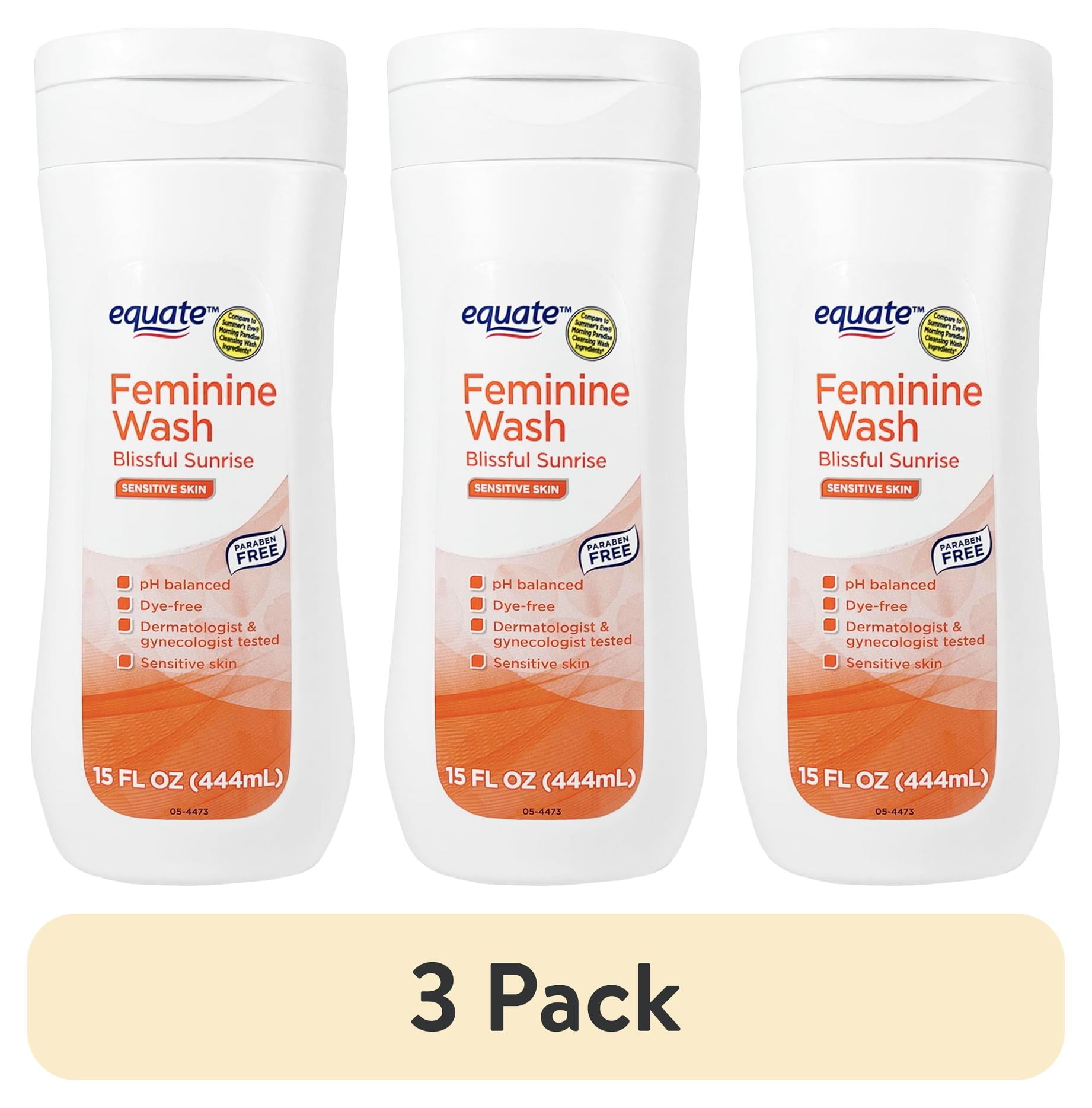 Equate Sensitive Skin Feminine Wash, Orchard Splash, 9 oz