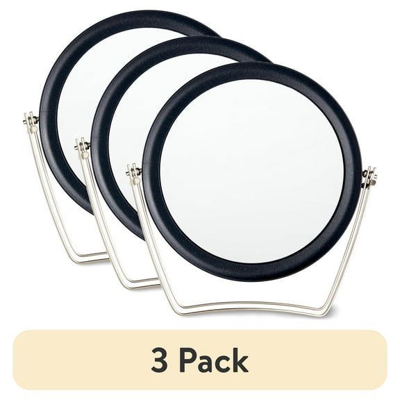 (3 pack) Equate Round Swivel Mirror with 1X and 3X Magnification, 1 Count