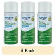 3 pack Equate Burn Relief Spray, 4.5 oz