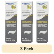 3 pack Equate Jock Itch Butenafine Hydrochloride 1% Antifungal Cream, 0.42 oz, Compare to Lotrimin Ultra  Jock Itch Active Ingredient