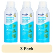 (3 pack) Equate CalaSpray Anti Itch Relief Clear Skin Protectant, 3 oz, Compare to Caladryl Active Ingredients
