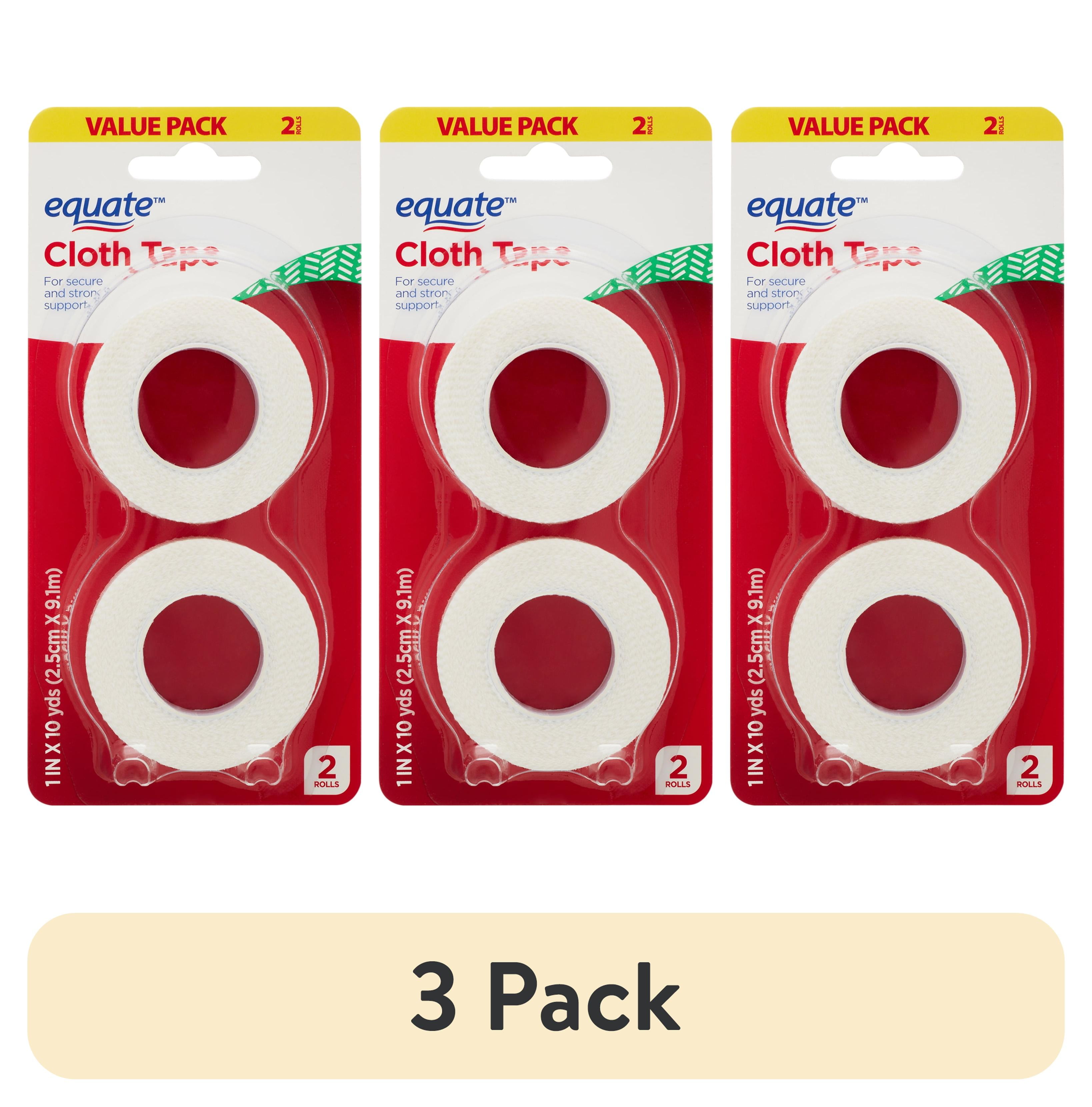 (3 pack) Equate Cloth Tape Value Pack
