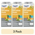 thumbnail image 1 of (3 pack) Equate Coated Nicotine Gum 2 mg, Fruit Flavor, Stop Smoking Aid, 20 Count, 1 of 10