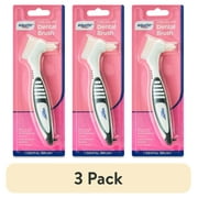 3 pack Equate Cepillo Dental with Deep Clean Pick, 1 Count