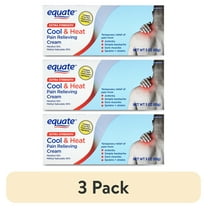 (3 pack) Equate Extra Strength Cool & Heat Pain Relieving Cream Menthol 10% Methyl Salcylate 30%, 3 oz, Compare to Icy Hot® Cream Active Ingredients