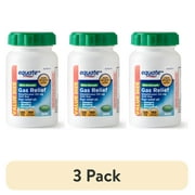 (3 pack) Equate Extra Strength Gas Relief Softgels Value Size, 125 mg, 150 Count