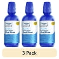 thumbnail interactive-video image 1 of (3 pack) Equate Alcohol-Free Fresh Breath Oral Rinse, Glacial Mint, 16 fl oz, 1 of 15