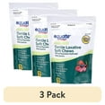 thumbnail interactive-video image 1 of (3 pack) Equate Gentle Laxative Soft Chew for Constipation Relief, Mixed Berry Flavor, 30 Count, 1 of 12