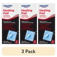 thumbnail image 1 of (3 pack) Equate Heating Pad 9" x 10", 1 of 6