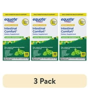 3 pack Equate Intestinal Comfort Purified Peppermint Oil Dietary Supplement Softgels, 180 mg, 48 Count, Compare vs IBgard  Capsules