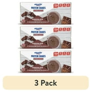 (3 pack) Equate Max Protein Nutrition Shake, Chocolate Flavored, 12 (11 fl oz) Shakes