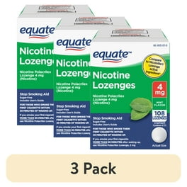 Equate Nicotine Lozenge 2 mg, Cherry Flavor, Stop Smoking