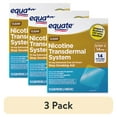thumbnail image 1 of (3 pack) Equate Nicotine Transdermal Patch Step 2, 14 mg, 14 Count – Stop Smoking Aid, Compare to Nicoderm® CQ®, 1 of 11