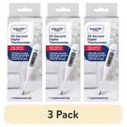 3 pack 3 pack Equate Digital Thermometer   Oral, Rectal, or Underarm, 30-Second Reading