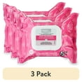 thumbnail image 1 of (3 pack) Equate Pink Grapefruit Oil Free Cleansing Towelette Wipes with Triple Citrus Extract Blend for Face Care, 40 Count, Compare to Neutrogena® Oil-Free Pink Grapefruit Cleansing Wipes, 1 of 3