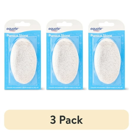 (3 pack) Equate Pumice Stone for Foot Exfoliation