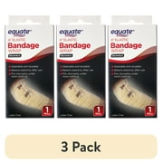 (3 pack) Equate Reusable Elastic Bandage Wrap, Tan, 4"