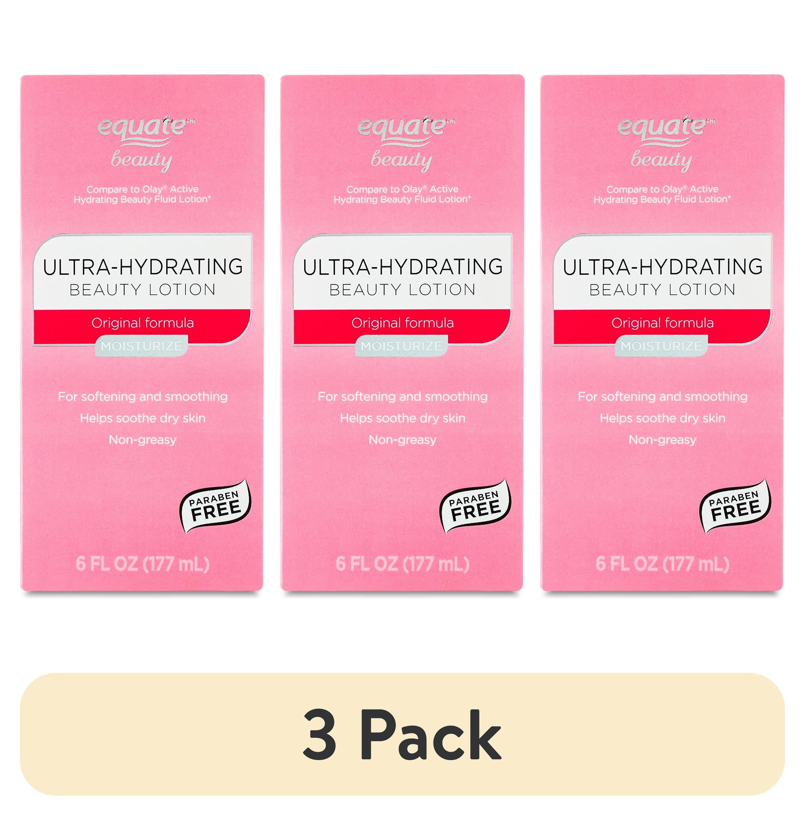 (3 pack) Equate Ultra Hydrating Beauty Lotion, 6 fl oz