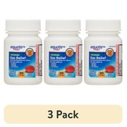 (3 pack) Equate Ultra Strength Gas Relief Softgels, 180 mg, 50 Count