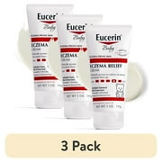 3 pack Eucerin Baby Eczema Relief Body Cream with Colloidal Oatmeal , 5 oz Tube