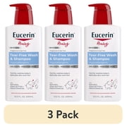3 pack  Eucerin Baby Shampoo and Body Wash, 13.5 fl oz