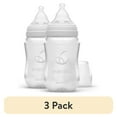 thumbnail interactive-video image 1 of (3 pack) Evenflo Balance Wide Baby Bottles, Platinum White Color 9oz 2 Count, 1 of 9