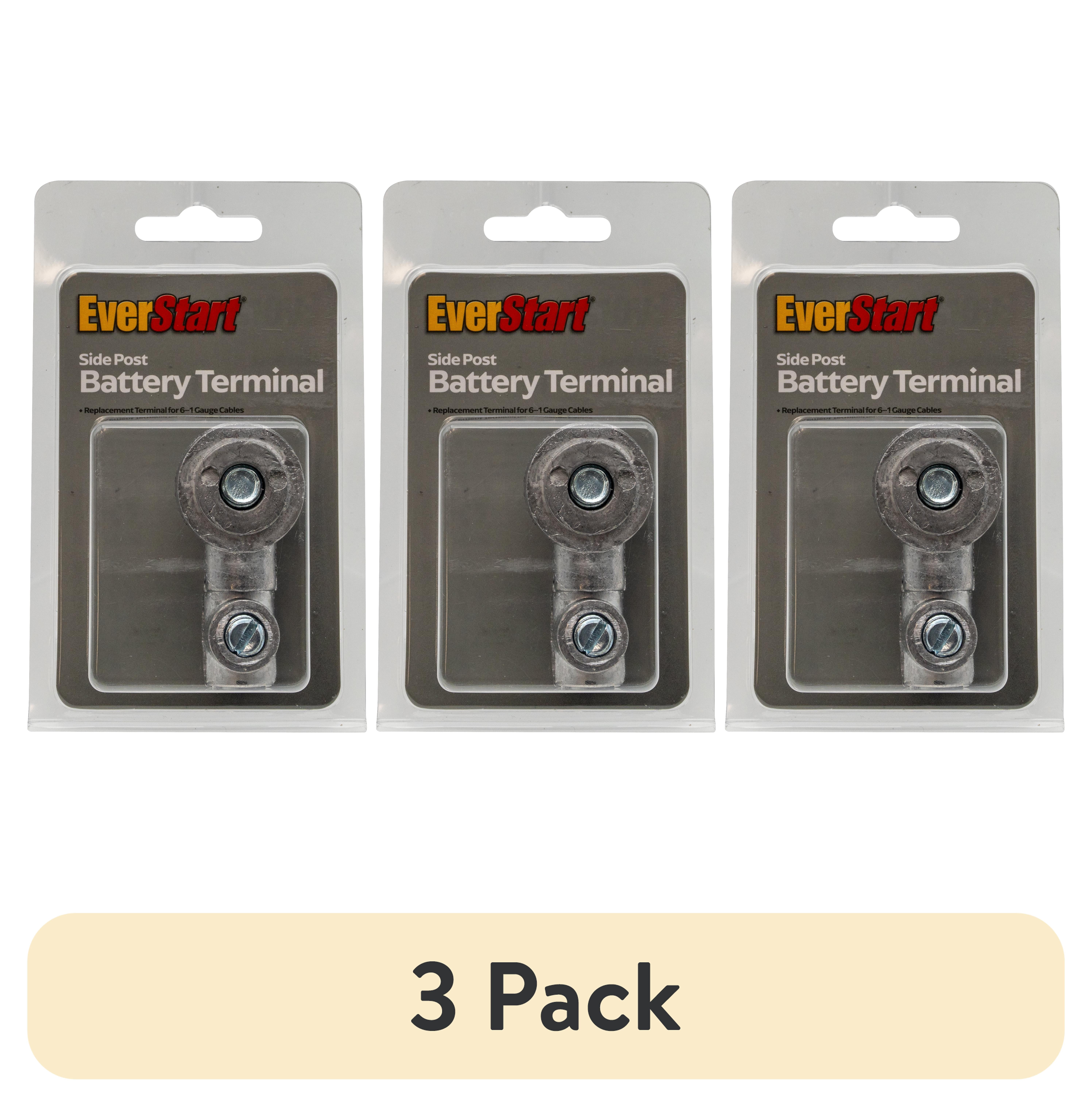 (3 pack) EverStart Automotive 4oz Battery Terminal Side Post 6-1 Cable for Cars, Semi-Trucks, & RVs
