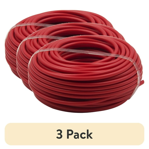 (3 pack) EverStart Universal 12-Gauge Auto Wire, Red Wire, 12 feet, Light Swith to Fuse Block or Relay for Car, ES17R1212