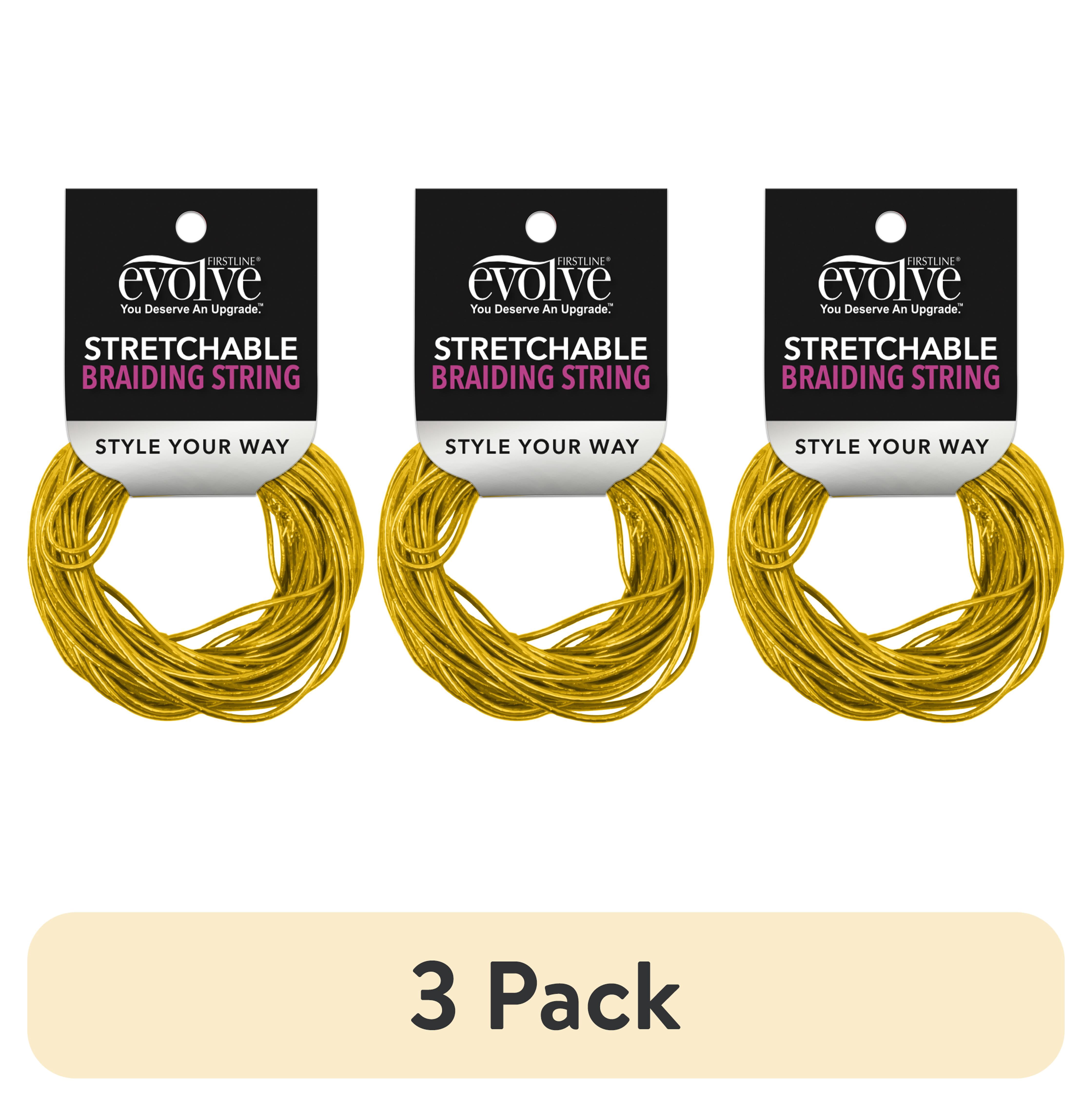 (3 pack) Evolve Braid String, Gold