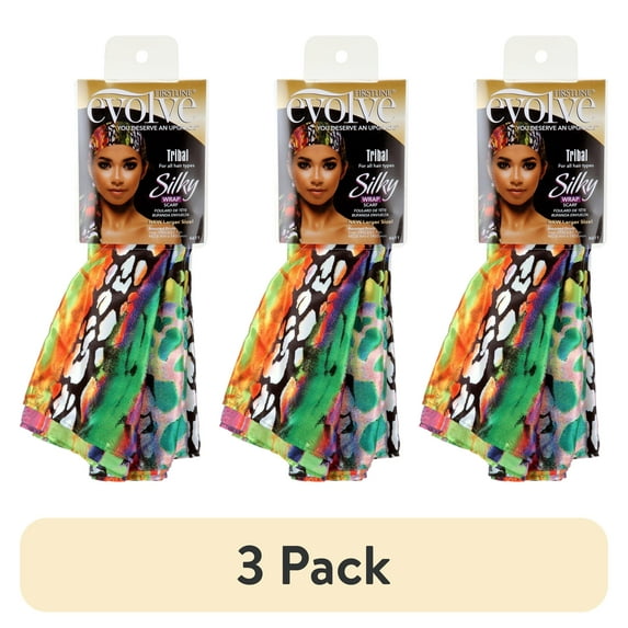 (3 pack) Evolve Royal Ties Tribal Silky Scarf