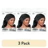 Pattern: Solid, Actual Color: Shiny Black, and Multipack Quantity: 3