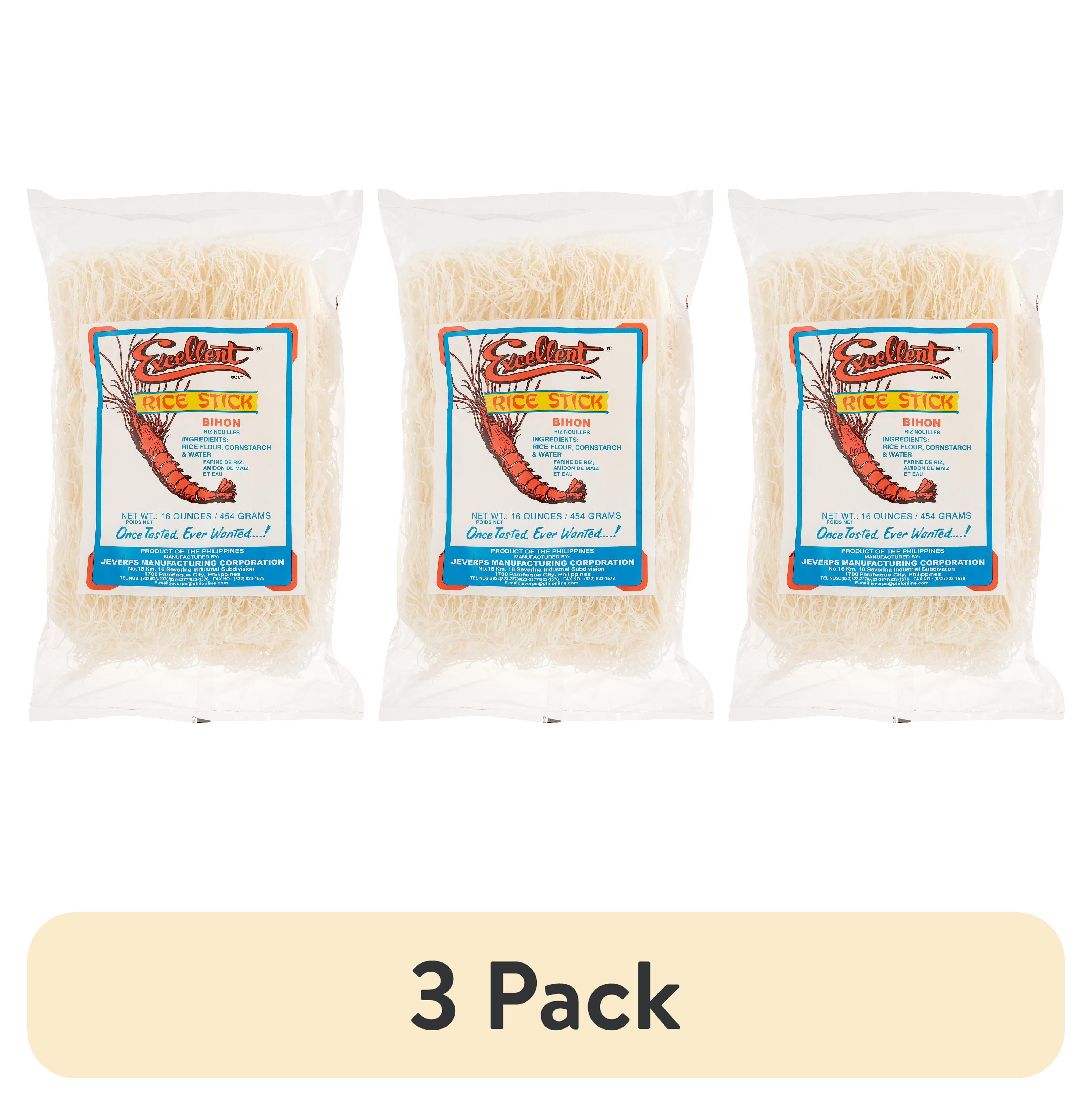 (3 pack) JFC Excellent Bihon Rice Sticks, 16 oz
