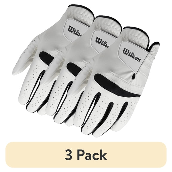 (3 pack) Wilson Feel Plusâ„¢ Right Hand Large Golf Glove