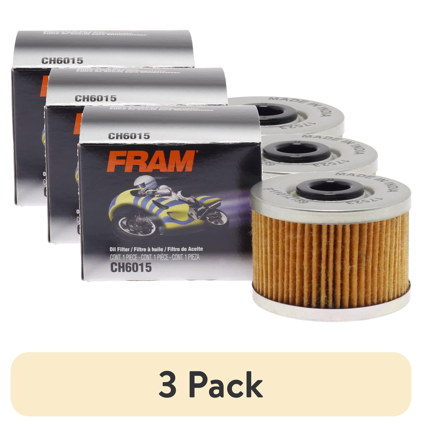 FRAM CH6015 Motor Oil Filter for Honda Kawasaki Suzuki Motorcycle