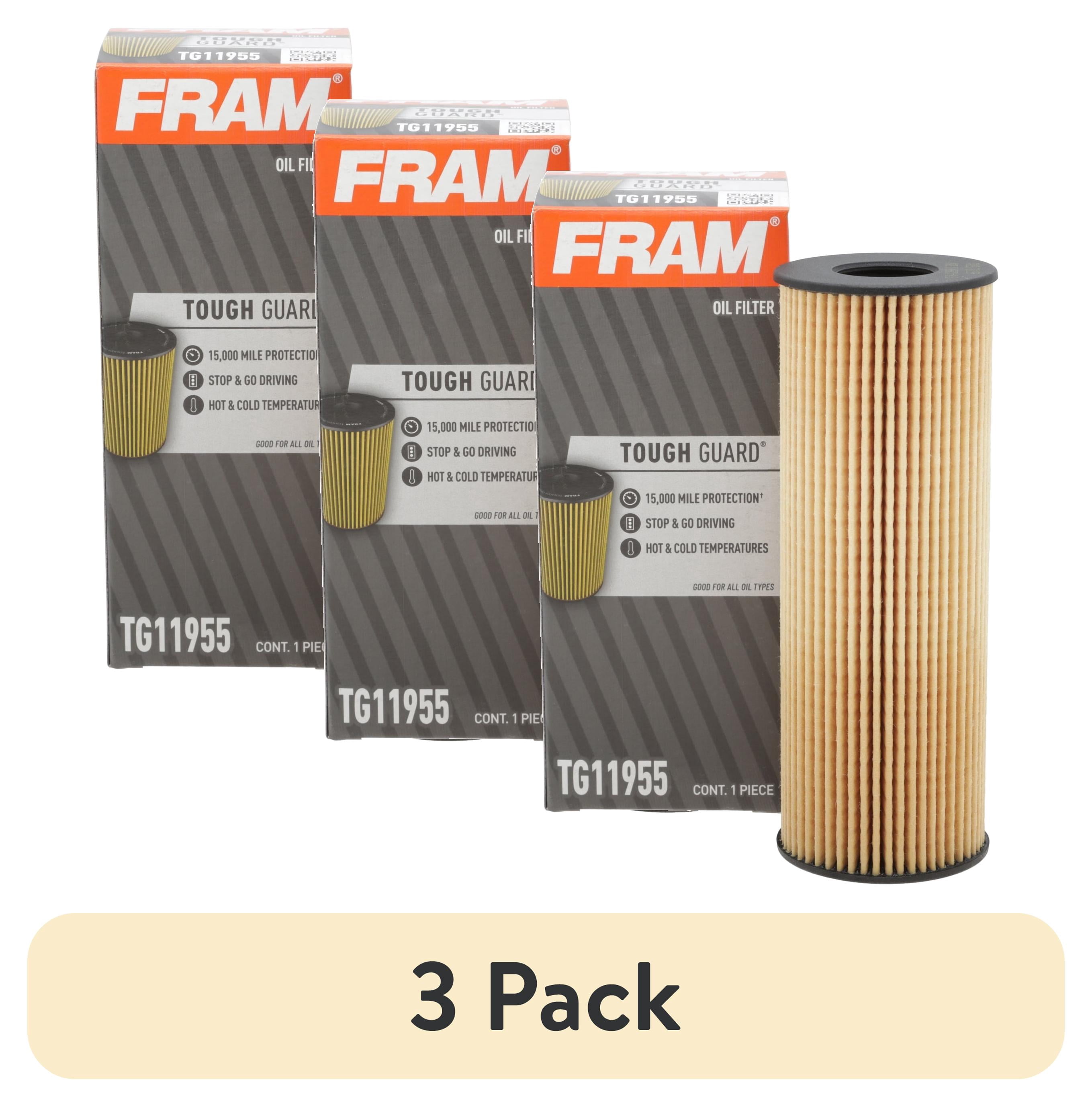 (3 pack) FRAM TG11955 Tough Guard Engine Oil Filter for PBL24651 PSL24651 Oil Change Lubricant Filters