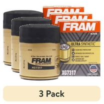 (3 pack) FRAM Ultra Synthetic Oil Filter, XG7317, 20K mile Replacement Oil Filter for Select Acura, Honda, Nissan Vehicles