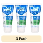 (3 pack) FUNGICURE Medicated Anti-Fungal Jock Itch Liquid Body Wash, 6 oz, 1 Pack