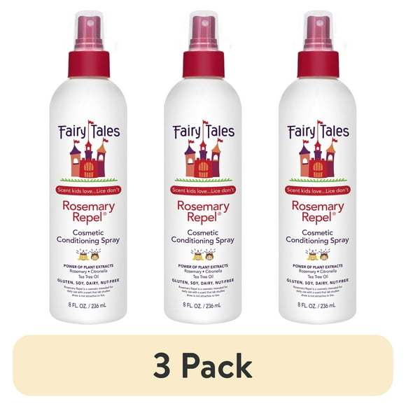 (3 pack) Fairy Tales Rosemary Repel® Kids Conditioning Spray, 8 fl oz.