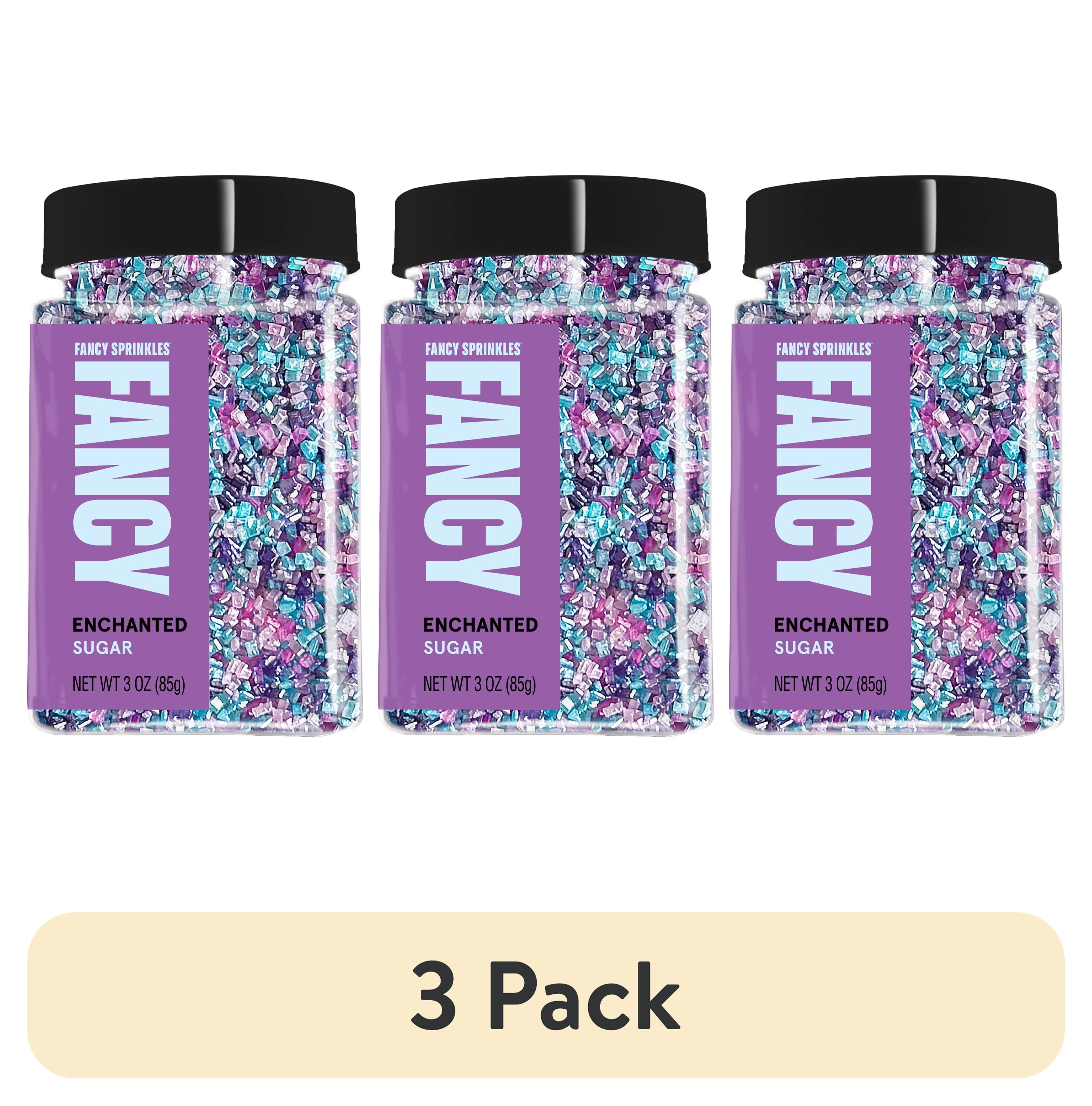 (3 pack) Fancy Sprinkles Enchanted Sugar, Dessert Sprinkles, 3 oz