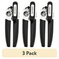 thumbnail image 1 of (3 pack) Farberware Pro Stainless Steel Portable Can Opener with Black Handle, 1 of 16
